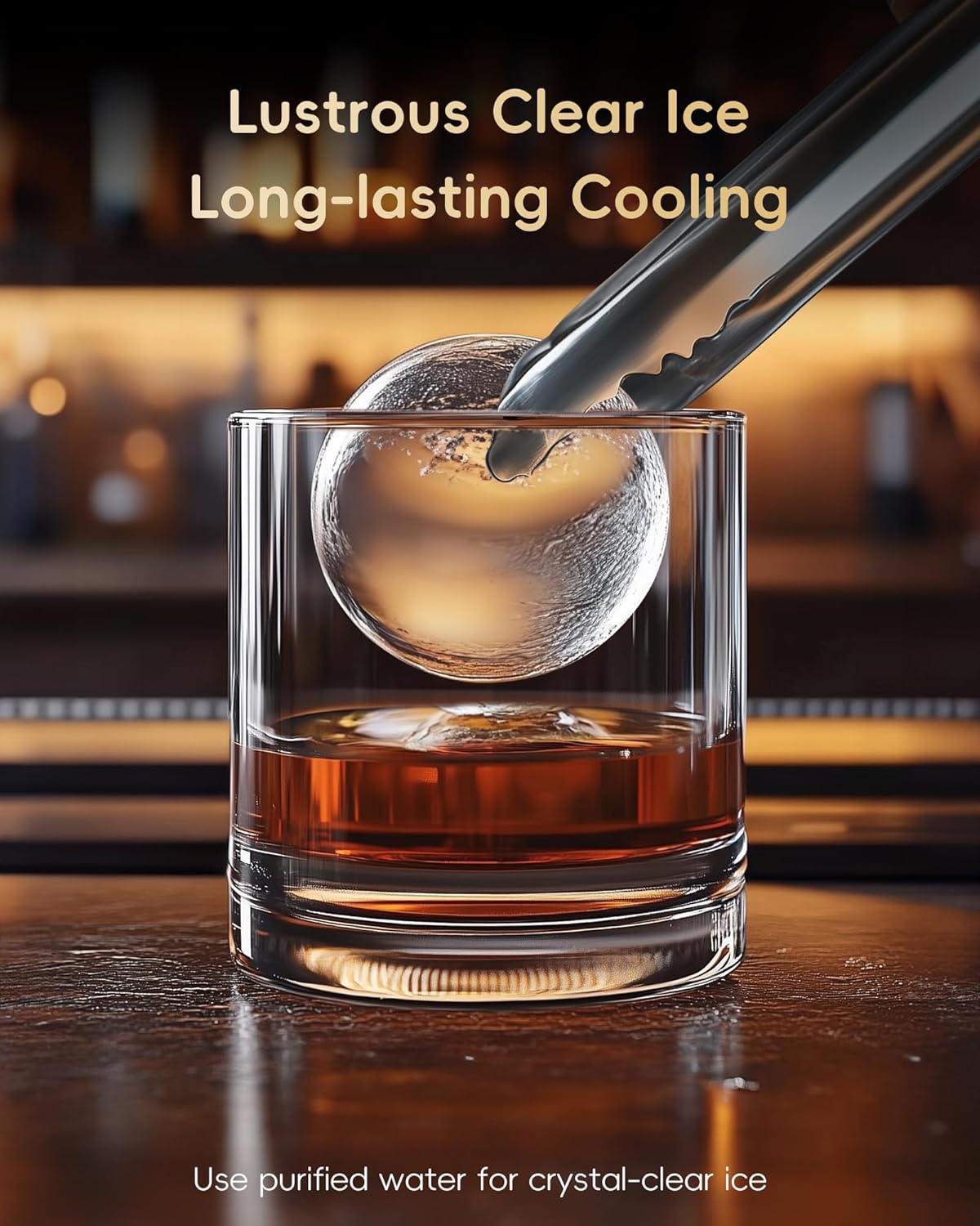 Ice Ball Maker with CrystalFlux Technology