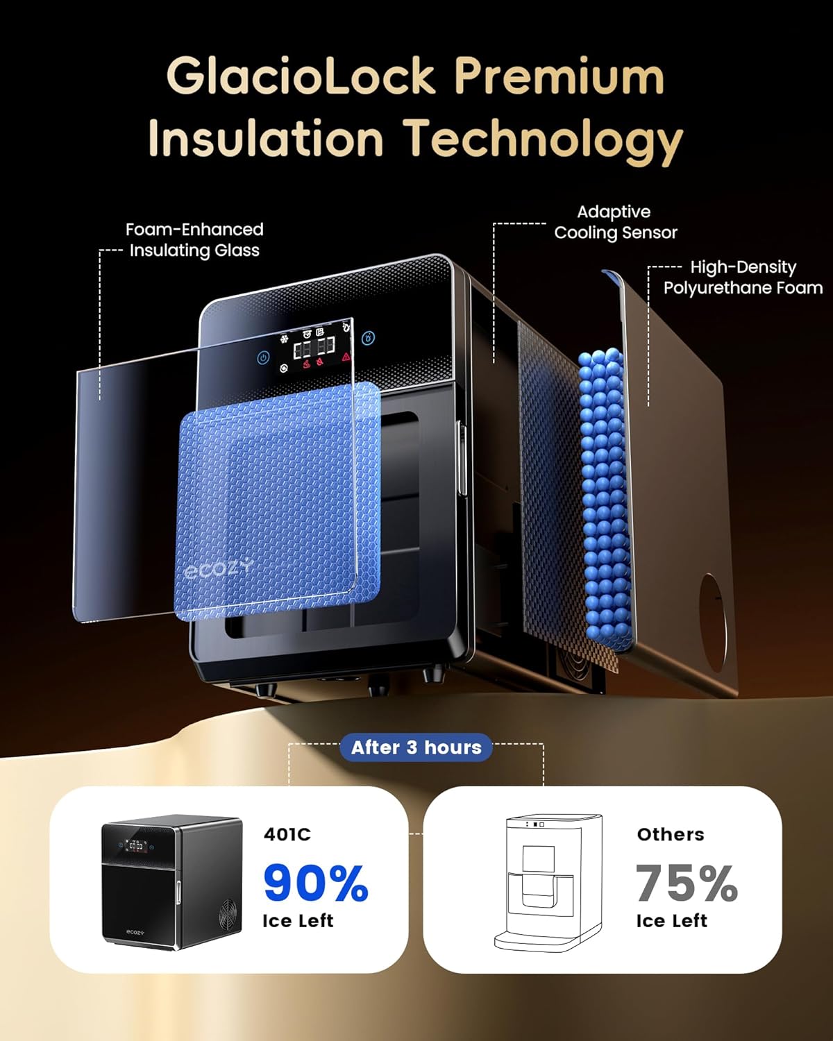 Ice Ball Maker with CrystalFlux Technology