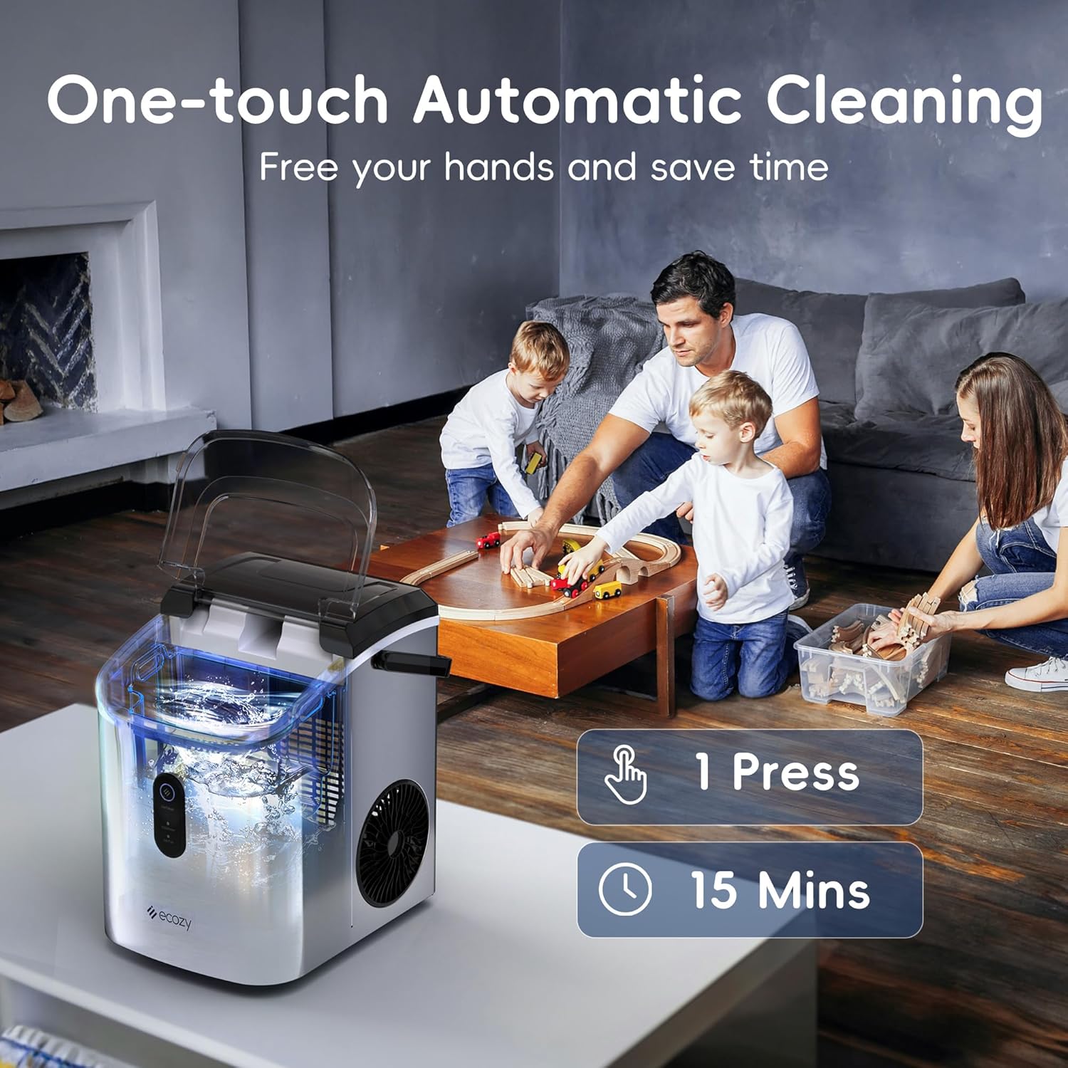 Nugget Ice Maker - 15 KG Ice Per Day