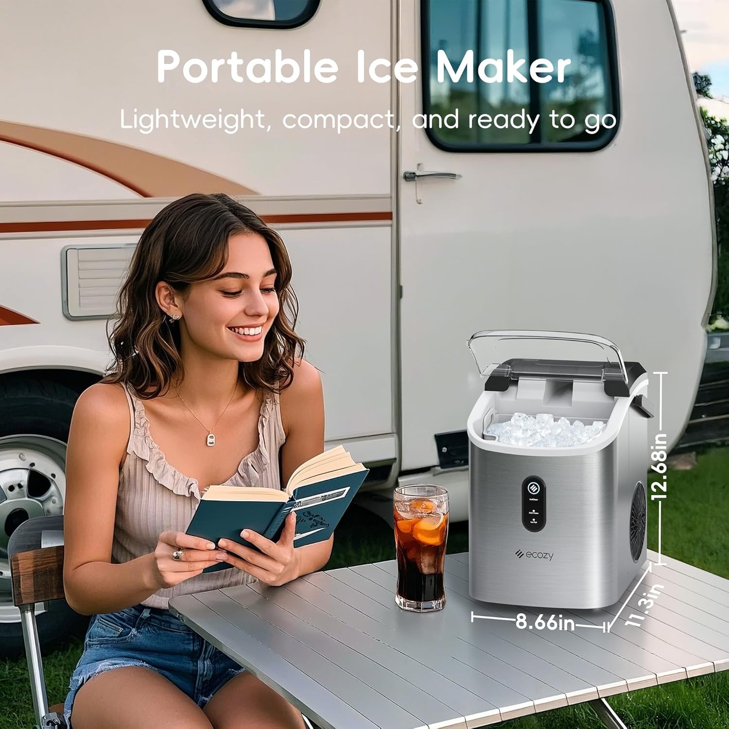 Nugget Ice Maker - 15 KG Ice Per Day